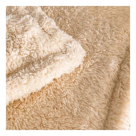 Ripley FUNDA DE ALMOHADA PELUCHE CORTO CMX CM NUDE