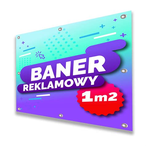 BANER REKLAMOWY 2x3m SOLIDNY NAJLEPSZA JAKOŚĆ Cena Opinie Banery