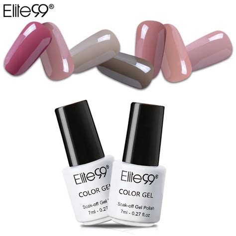 Elite Ml Nude Color Series Gel Nail Gel Polish Cured With Uv Led