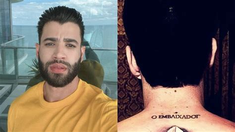 Gusttavo Lima Mostra Tatuagem Impressionante Nas Costas Nunca Vi Nada