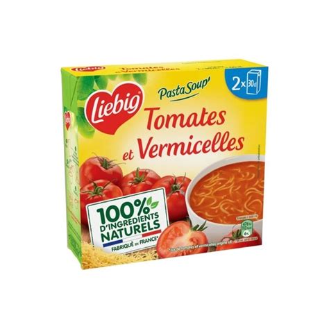 Soupe Tomates Vermicelles Pastasoup Liebig Les Briques De G