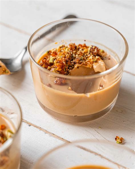 Caramel Dessert - Pot de Creme with Tahini | Culinary Cartel