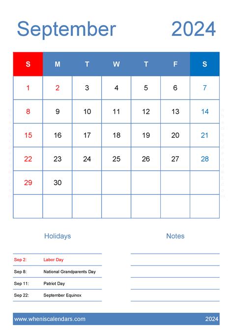 Blank September 2024 Calendar Printable Free Monthly Calendar