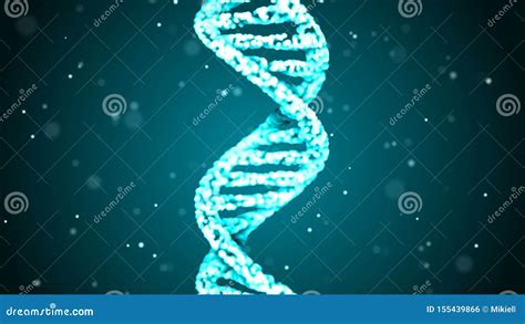 C Digo De La DNA DNA Poligonal Del Wireframe Del Extracto 3d Metrajes