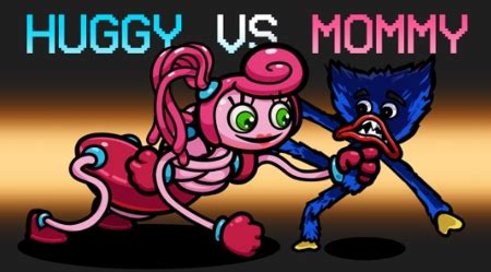 Descargar Huggy VS Mommy Long Legs MOD Among Us Nuevo Rol