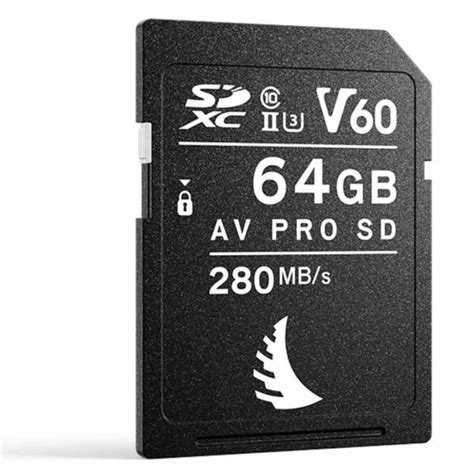 Angelbird AV PRO SD MK2 V60 64GB SDXC UHS II Memory Card For Sale