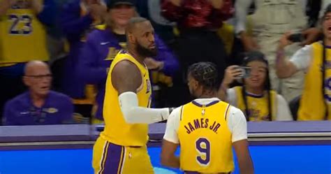 Lebron Y Bronny Brillan Juntos En El Primer Partido De La Nba “la Familia Por Encima De Todo