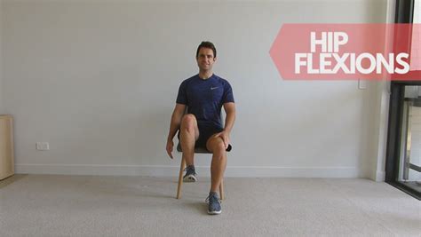 Seated Hip Flexions Exercise For Seniors More Life Health — More Life