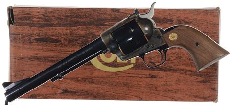 Colt New Frontier Single Action Army Revolver With Box Rock Island Auction