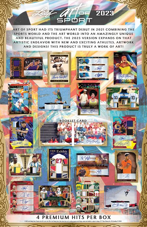 2023 Leaf Art of Sport Trading Cards