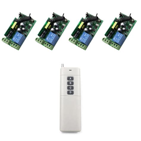 2017 New 10A 1 CH RF Wireless Remote Control Switch Easy Connection