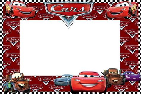 Lightning Mcqueen Party Invitation Template - Cards Design Templates