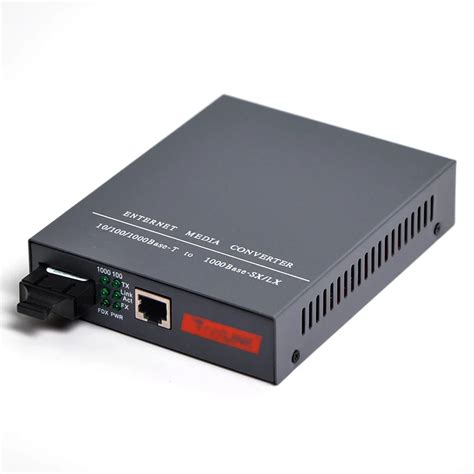 Htb Gs Gigabit Fiber Optical Media Converter Mbps Single Mode