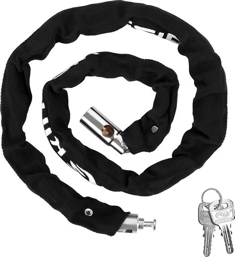 Bike Chain Locks Heavy Duty Bicycle Lock With 2 Keys Anti Theft Waterproof High Security Chain