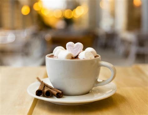 Premium Photo A Mug Of Hot Chocolate With Marshmallow