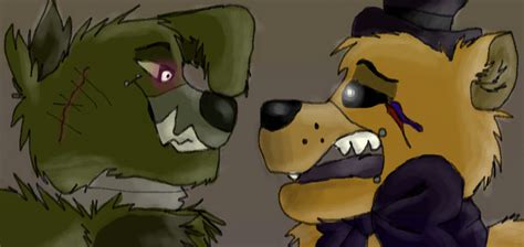 Spring-trap VS Fredbear (Golden Freddy) by Cryptic-Dreamz on DeviantArt