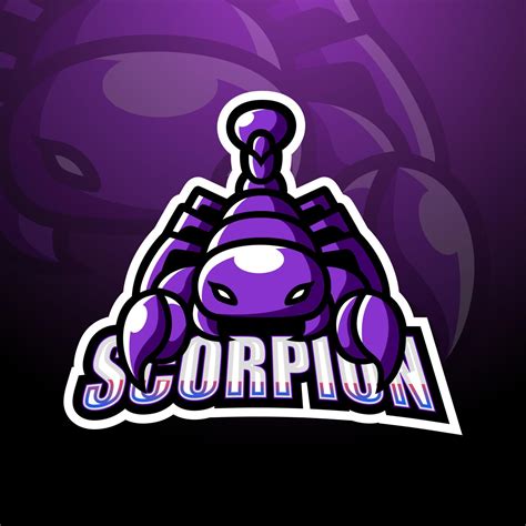 Scorpion Mascot Esport Logo Design 5573876 Vector Art At Vecteezy