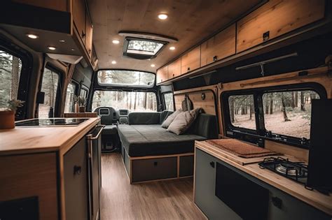 Premium AI Image | Camper van interior generative ai