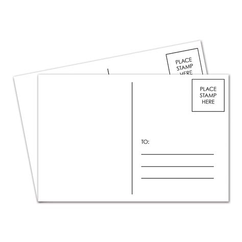 4 X 6 Blank White Postcards Usps Compliant Mailable 50 Per Pack