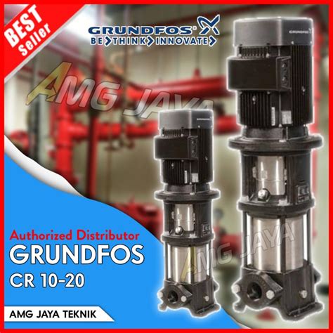 Jual GRUNDFOS CR 10 20 Mesin Pompa Booster Jockey Pump Vertikal