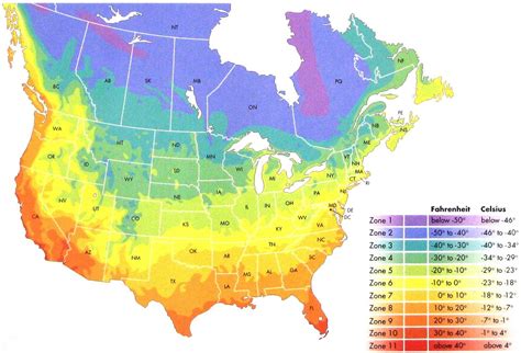 Canada carte de température - Canada de la température de la carte des ...