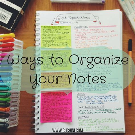 Organized Notes Template