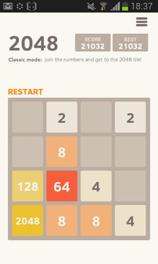 What’s Your 2048 Strategy? – Scribbling Neurons