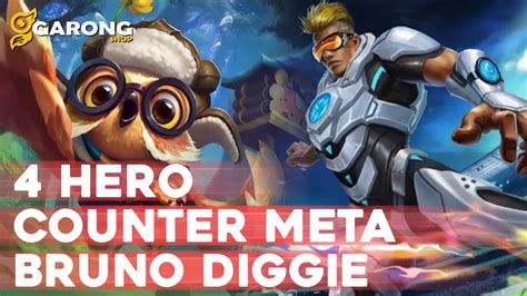 Gaperlu Takut Lagi Ini Dia Hero Mlbb Counter Meta Bruno Diggie