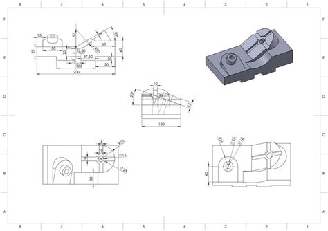 Esercizio Disegni D Disegno Tecnico Tecniche Di Disegno