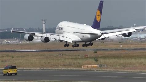 Lufthansa Airbus A Landing From Frankfurt Airport Youtube