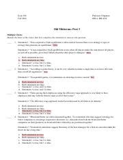 Old Midterms Part 3 Docx Pdf Econ 308 Fall 2022 Professor Chapman