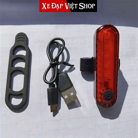 Đèn hậu xe đạp sạc usb chống nước cảnh báo gắn xe đạp Shopee Việt Nam