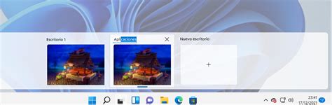 Cómo cambiar de escritorio Windows 11