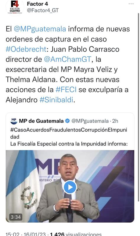 Manfredo Marroquín on Twitter 2X1 en el combo de la impunidad