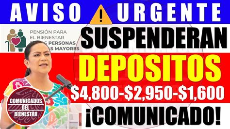 ADIOS A LO PAGOS Adulto Mayor 65y SUSPENDERAN DEPOSITOS