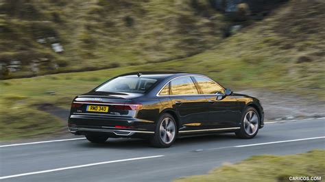 2020 Audi A8 L 60 TFSI e quattro (Plug-In Hybrid; UK-Spec) | Rear Three ...