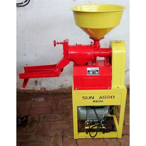 Semi Automatic Mini Rice Mill Cum Pulverizer 3 HP Single Phase In