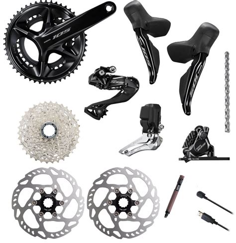 Shimano 105 R7170 12 Speed Di2 Disc Road Groupset