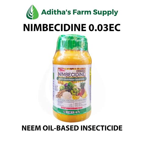 Nimbecidine 003ec Neem Oil Based Insecticide 250ml Shopee Philippines