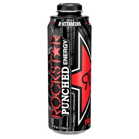 Rockstar Tropical Fruit Punched Energy Drink 24 Fl Oz Food 4 Less