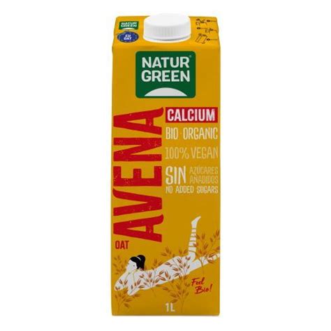 BEBIDA DE AVENA NATUR GREEN 1 L Manxarico