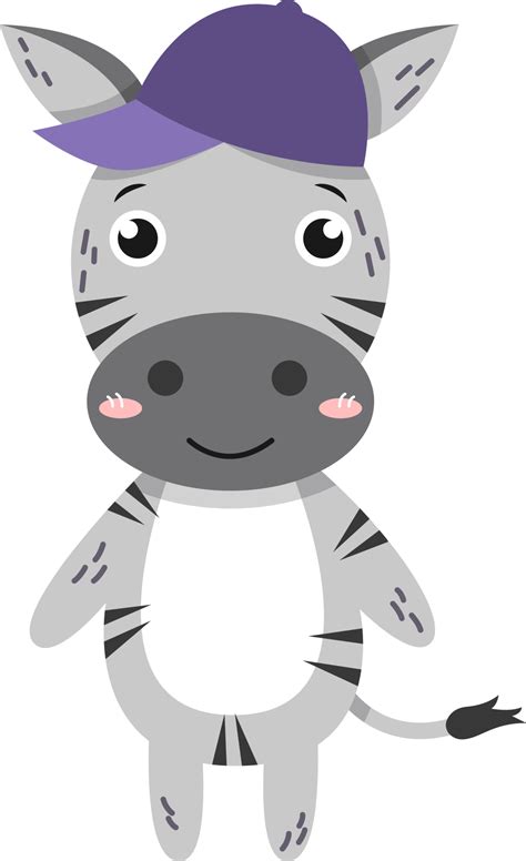 Zebra Cartoon Characters With Clothes 18972079 Png