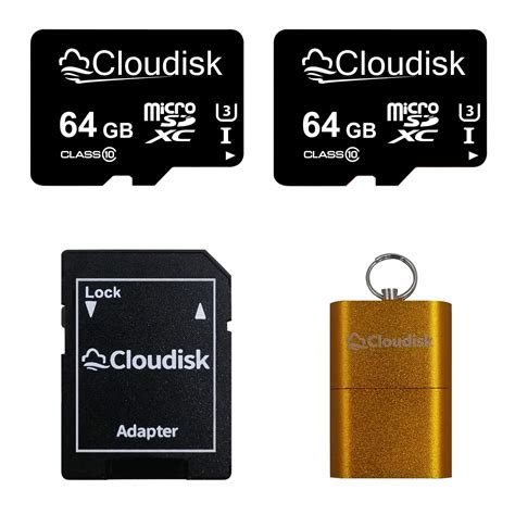 Cloudisk Gb Micro Sd Card Pack Microsdxc Uhs I Flash Memory Card