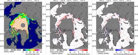 Figure 1 From Combined SMAPSMOS Thin Sea Ice Thickness Retrieval