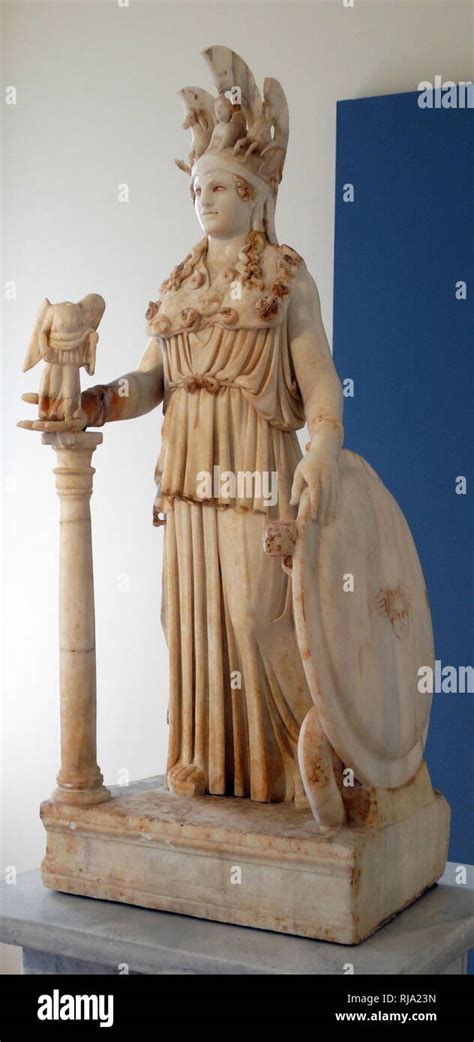 Athena Parthenos Statue Hi Res Stock Photography And Images Alamy