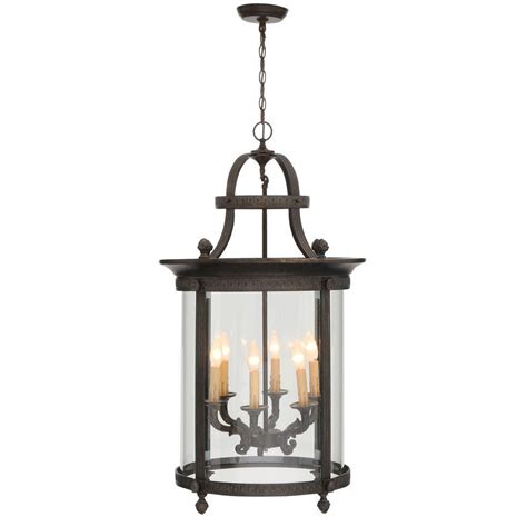 World Imports Chatham Collection 6 Light French Bronze Outdoor Hanging