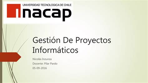 ITIL Gestión De Proyectos Informáticos PPT