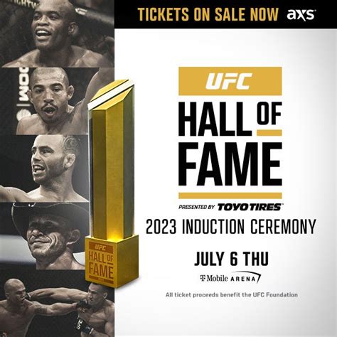 2023 UFC Hall of Fame Induction Ceremony | T-Mobile Arena