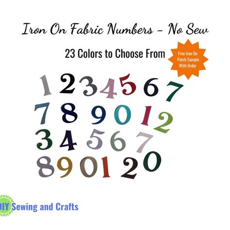 Fabric Numbers - Etsy