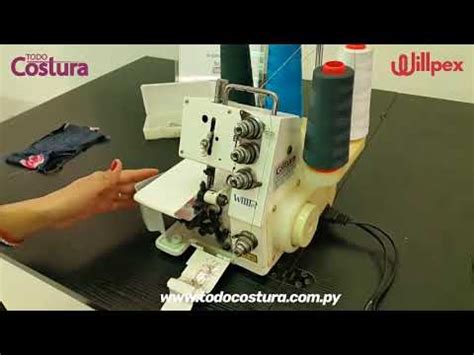 Capacitación y funciones básicas Mini Overlock Willpex FN2 4D Todo